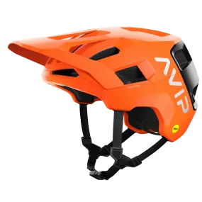 POC Kortal Race MIPS MTB Helmet - Fluorescent Orange Avip-Uranium Black Matt