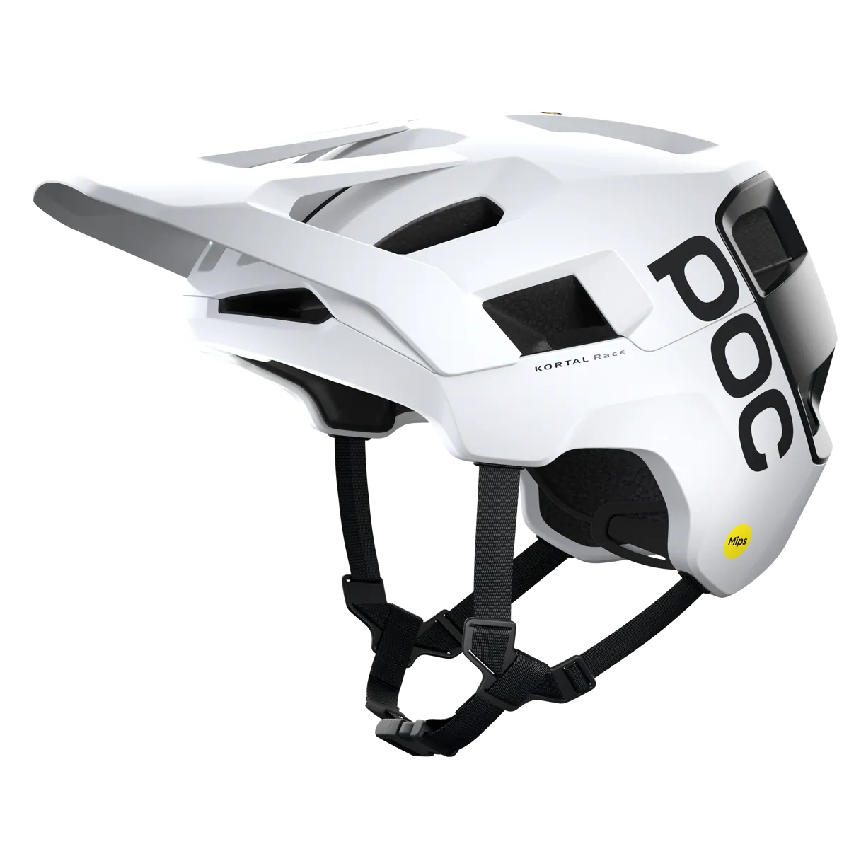 POC Kortal Race MIPS MTB Helmet - Hydrogen White-Uranium Black Matt