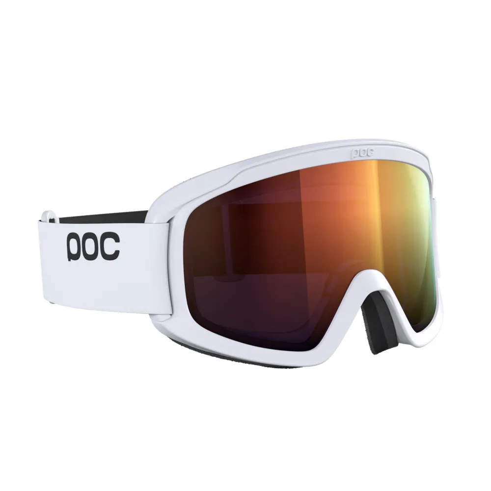 POC Opsin Ski Goggles Partly Sunny Orange Lens - Hydrogen White Frame