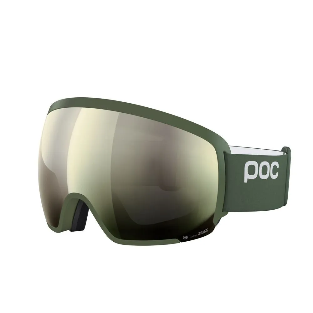 POC Orb Ski Goggles Partly Sunny Ivory Lens - Epidote Green Frame