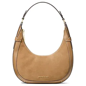 Preston Small Suede Crescent Shoulder Bag