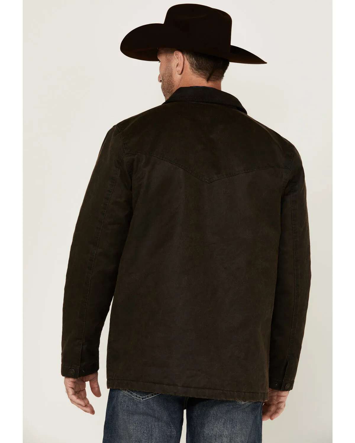 Product Name:  Cody James Men's Road Dust Washed Oil Skin Long Jacket