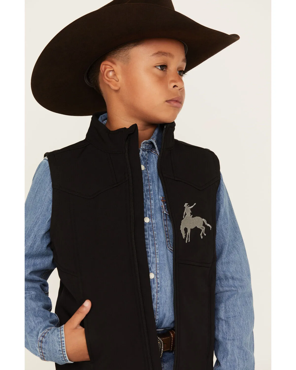 Product Name:  Cody James Toddler Boys' Embroidered Zip Front Softshell Vest