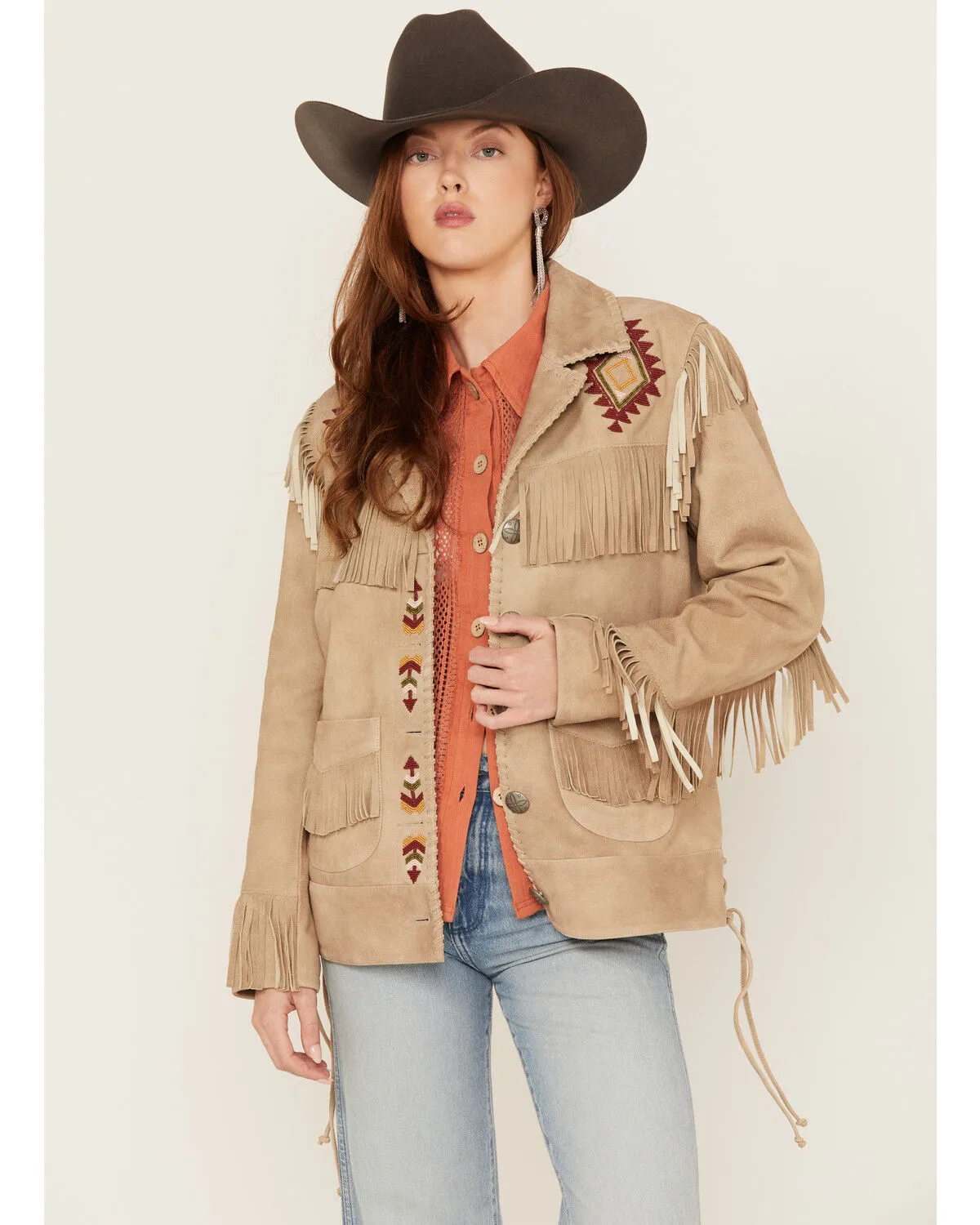 Product Name:  Double D Ranch Women's Ennis Fringe Jacket