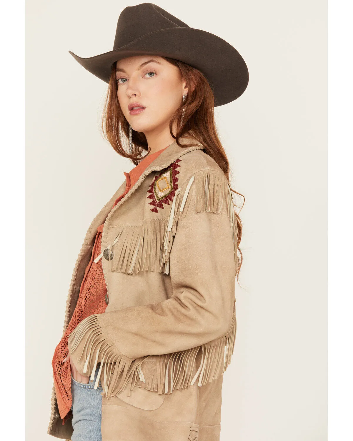 Product Name:  Double D Ranch Women's Ennis Fringe Jacket