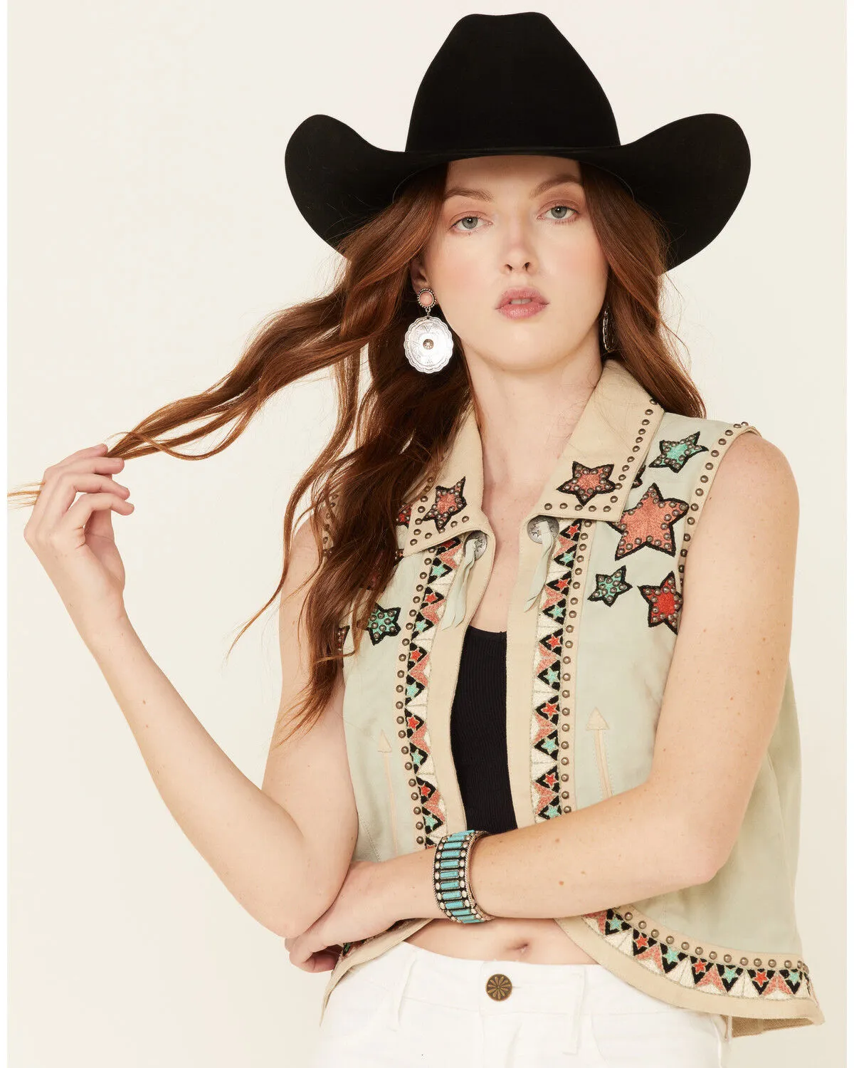 Product Name:  Double D Ranch Women's Song Of The West Suede Vest