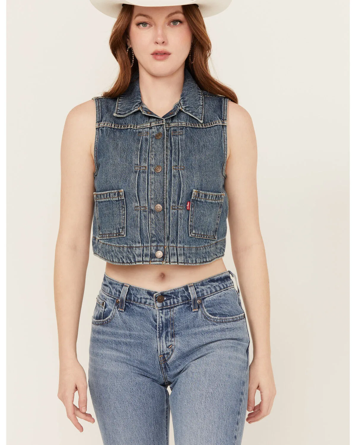 Product Name:  Levi's Women's Utility Trucker Denim Vest