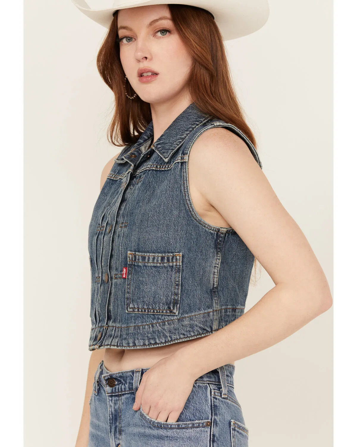 Product Name:  Levi's Women's Utility Trucker Denim Vest