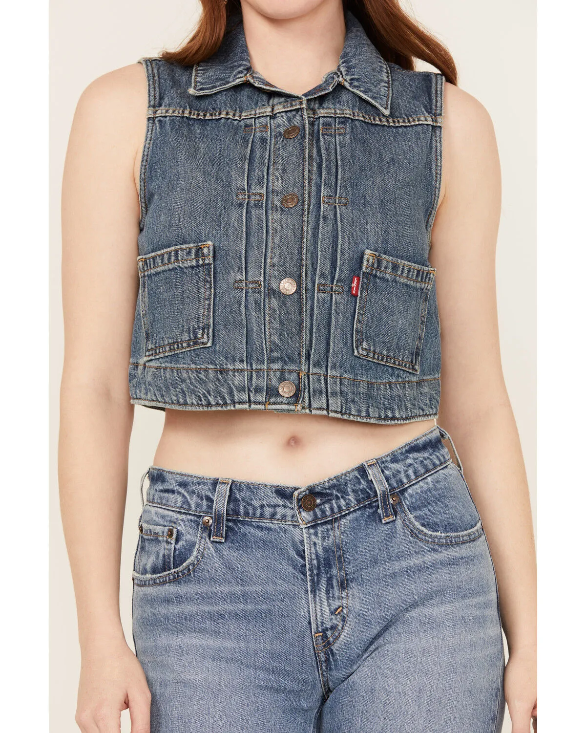 Product Name:  Levi's Women's Utility Trucker Denim Vest