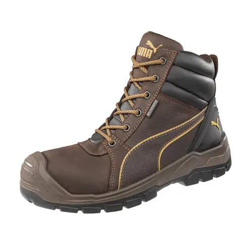 PUMA SAFETY Women's Tornado CTX Mid Composite Toe Work Boot Brown