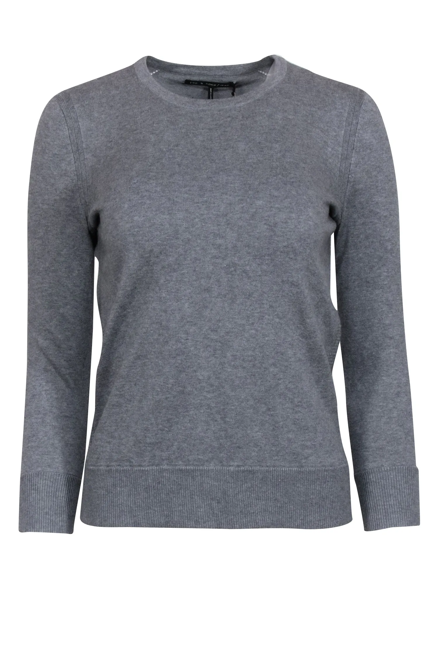 Rag & Bone - Grey Crew Neck Sweater Sz XS