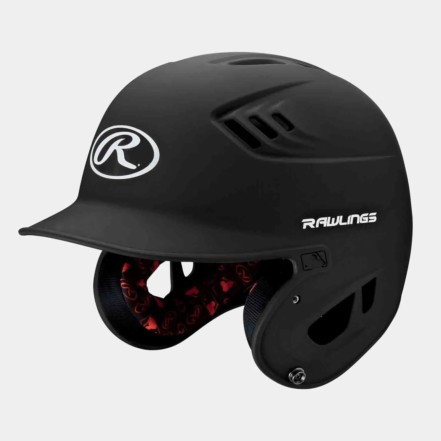 Rawlings Velo Series Junior Solid Matte Batting Helmet