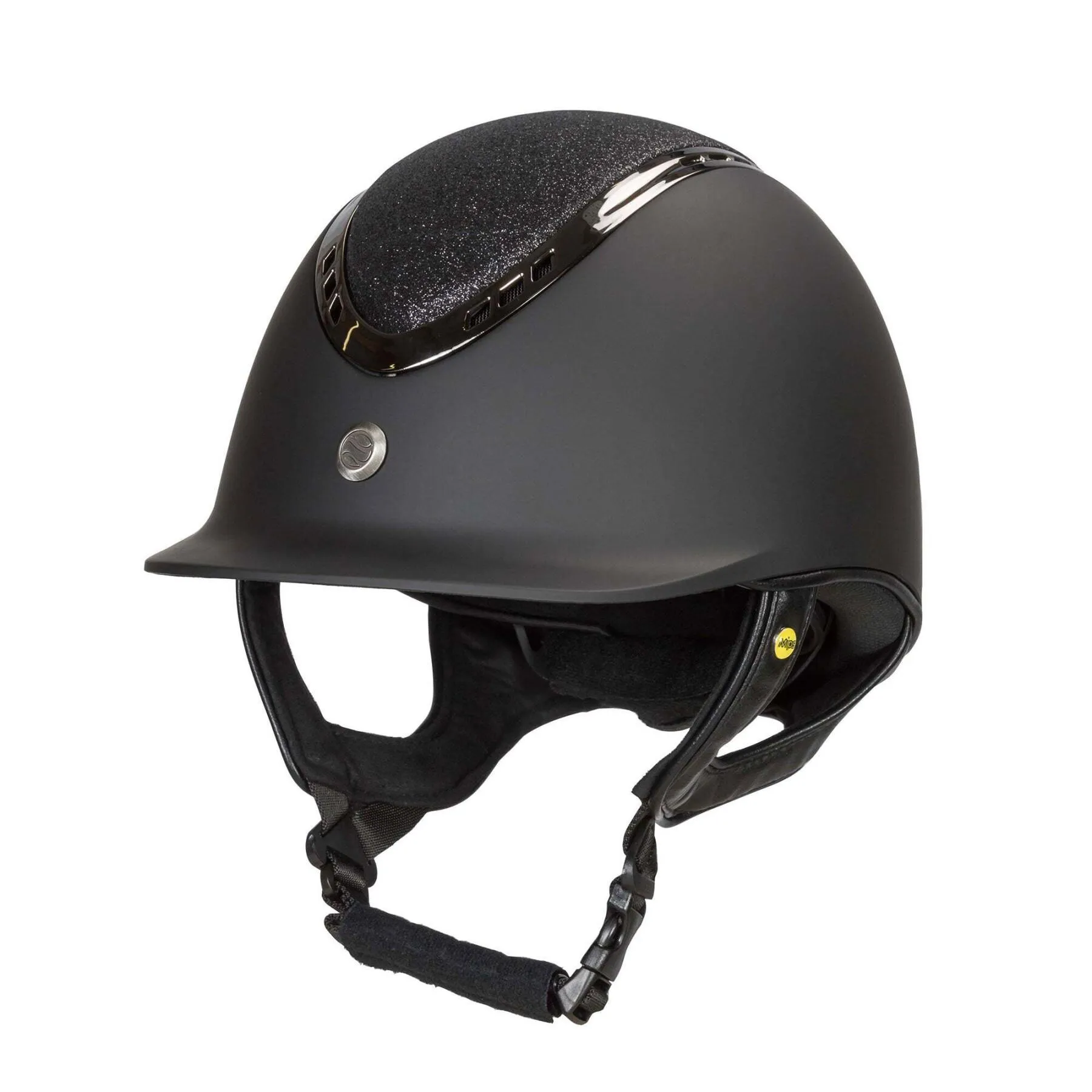 Riding helmet with thumbwheel without visor Back on Track EQ3 