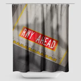 Runway Ahead - Shower Curtain