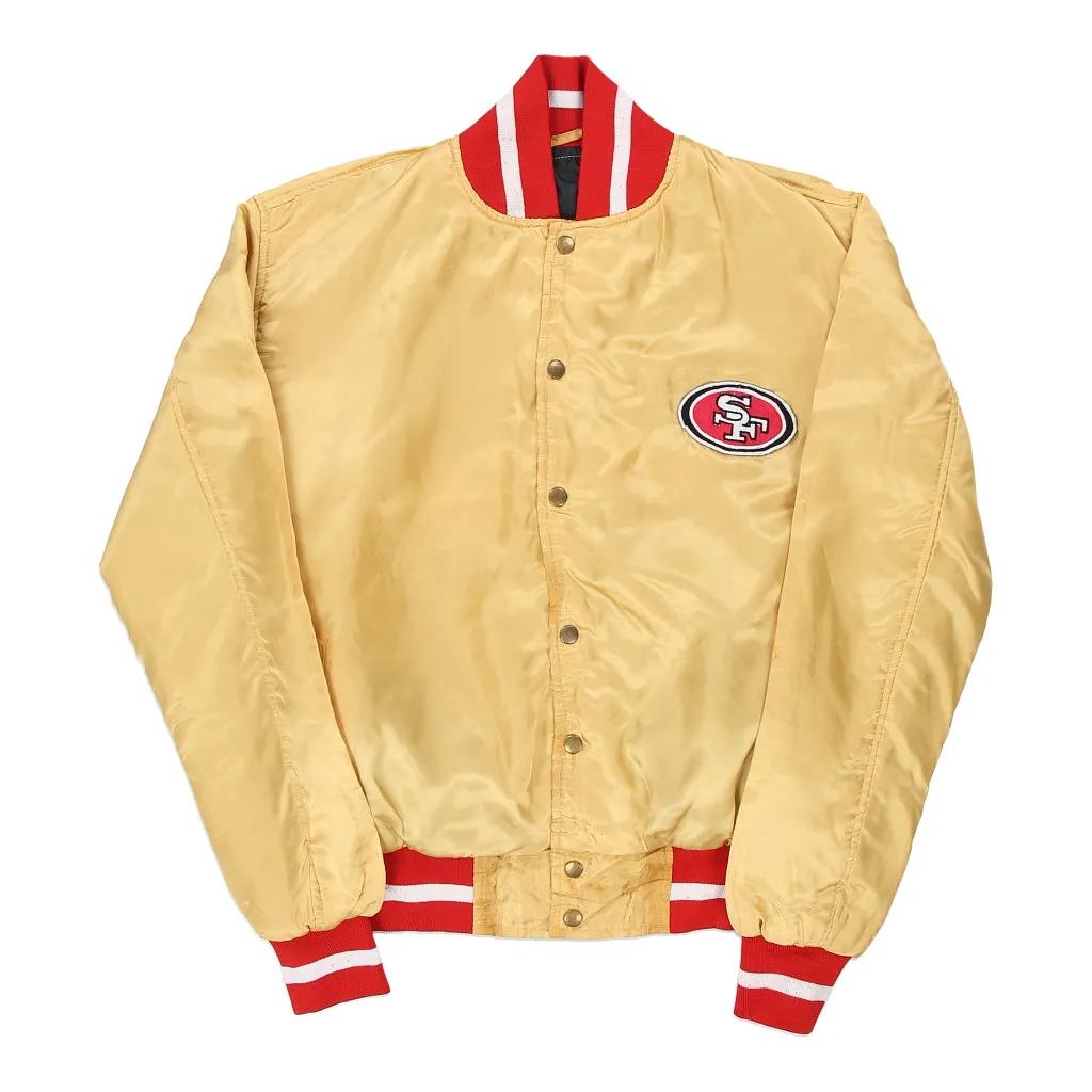 San Francisco 49ers Unbranded NFL Varsity Jacket - Small Yellow Polyester Blend