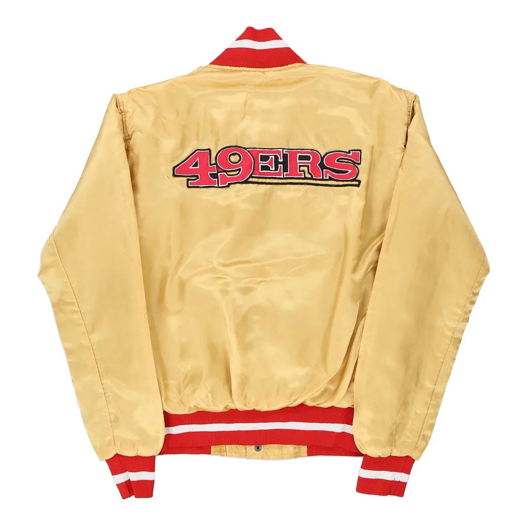 San Francisco 49ers Unbranded NFL Varsity Jacket - Small Yellow Polyester Blend