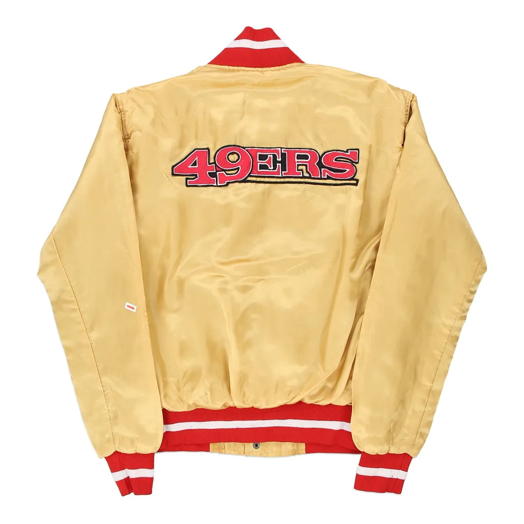 San Francisco 49ers Unbranded NFL Varsity Jacket - Small Yellow Polyester Blend