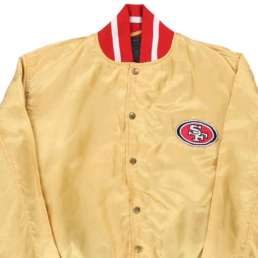 San Francisco 49ers Unbranded NFL Varsity Jacket - Small Yellow Polyester Blend