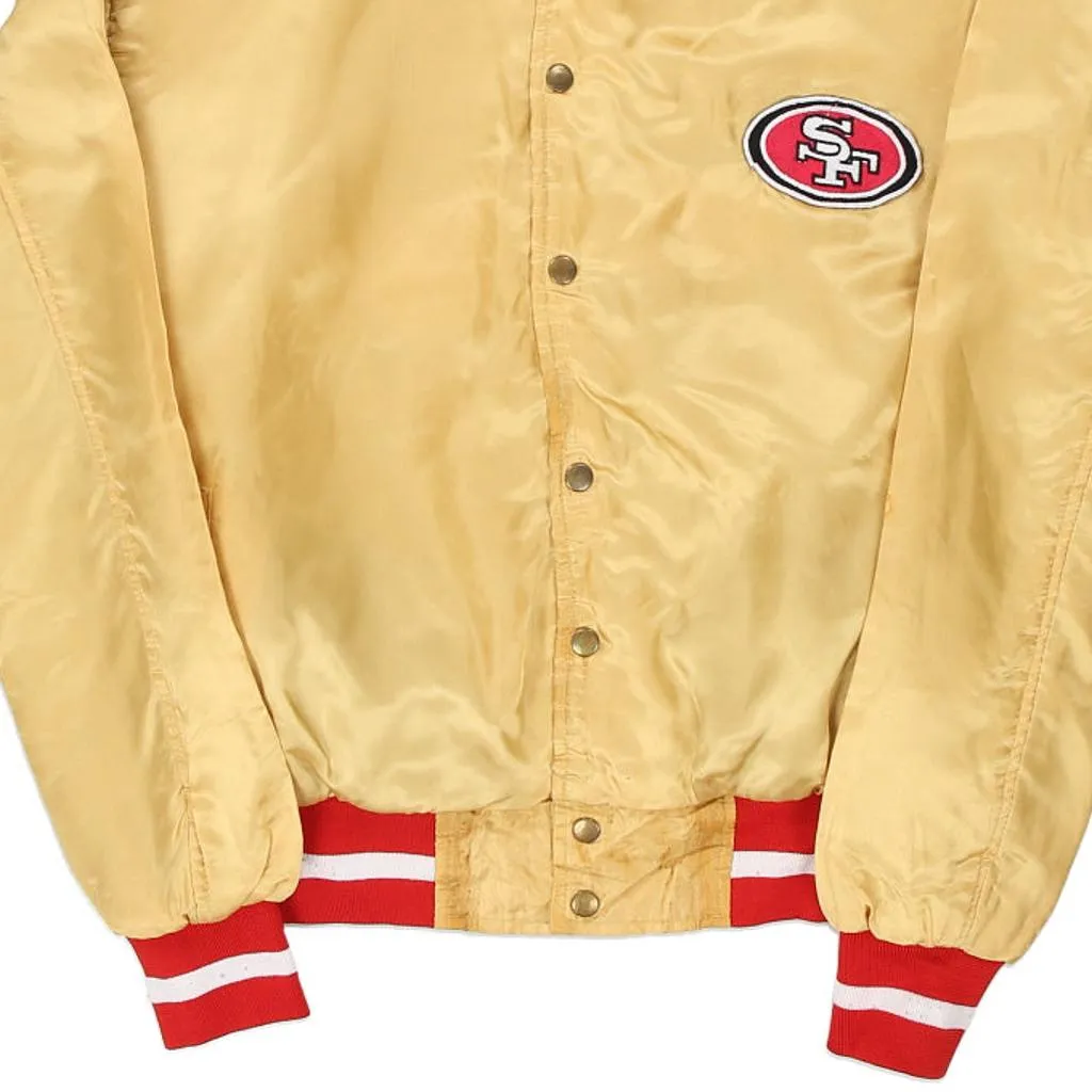 San Francisco 49ers Unbranded NFL Varsity Jacket - Small Yellow Polyester Blend