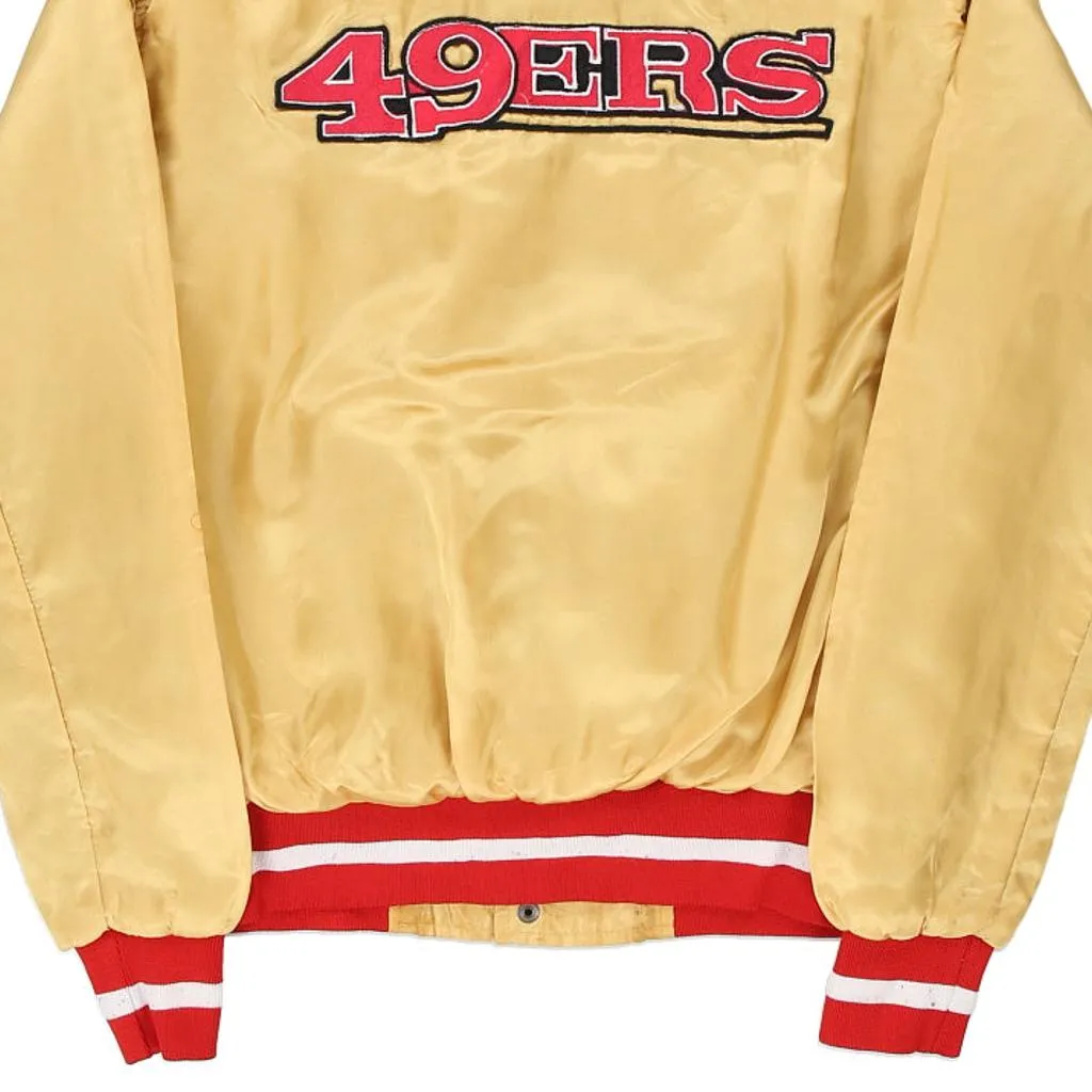 San Francisco 49ers Unbranded NFL Varsity Jacket - Small Yellow Polyester Blend