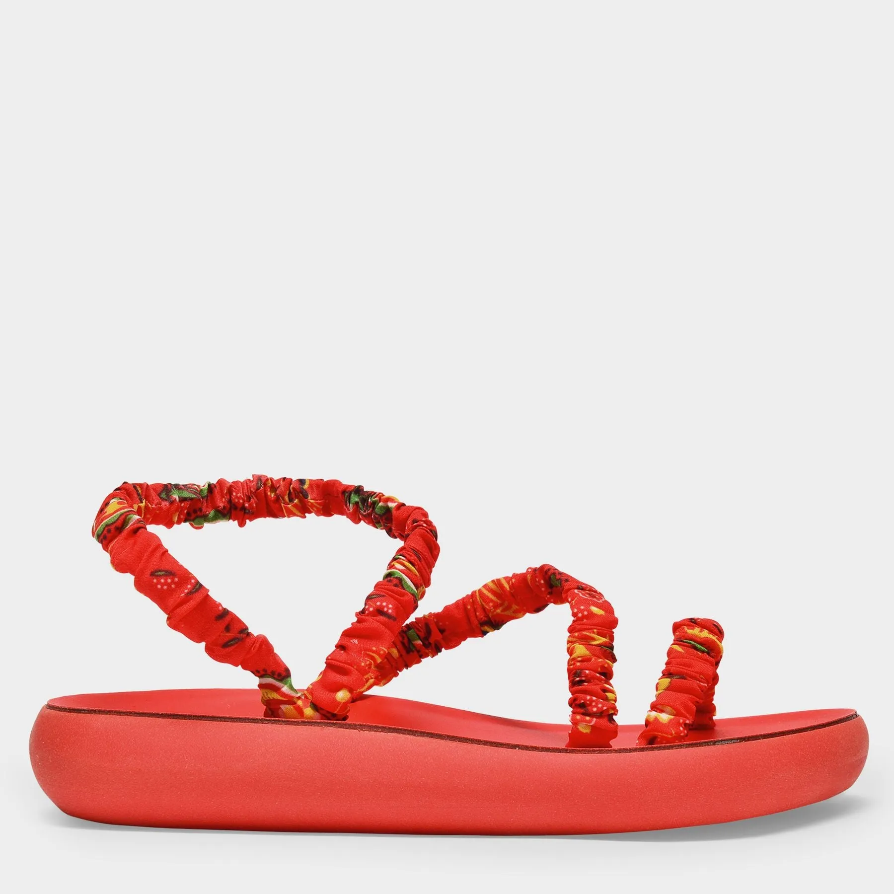 Scrunchie Melia Sandals in Multicoloured Canvas