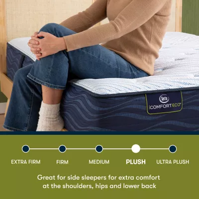 Serta iComfortECO Q15GL Plush Quilted Hybrid - Mattress + Box Spring