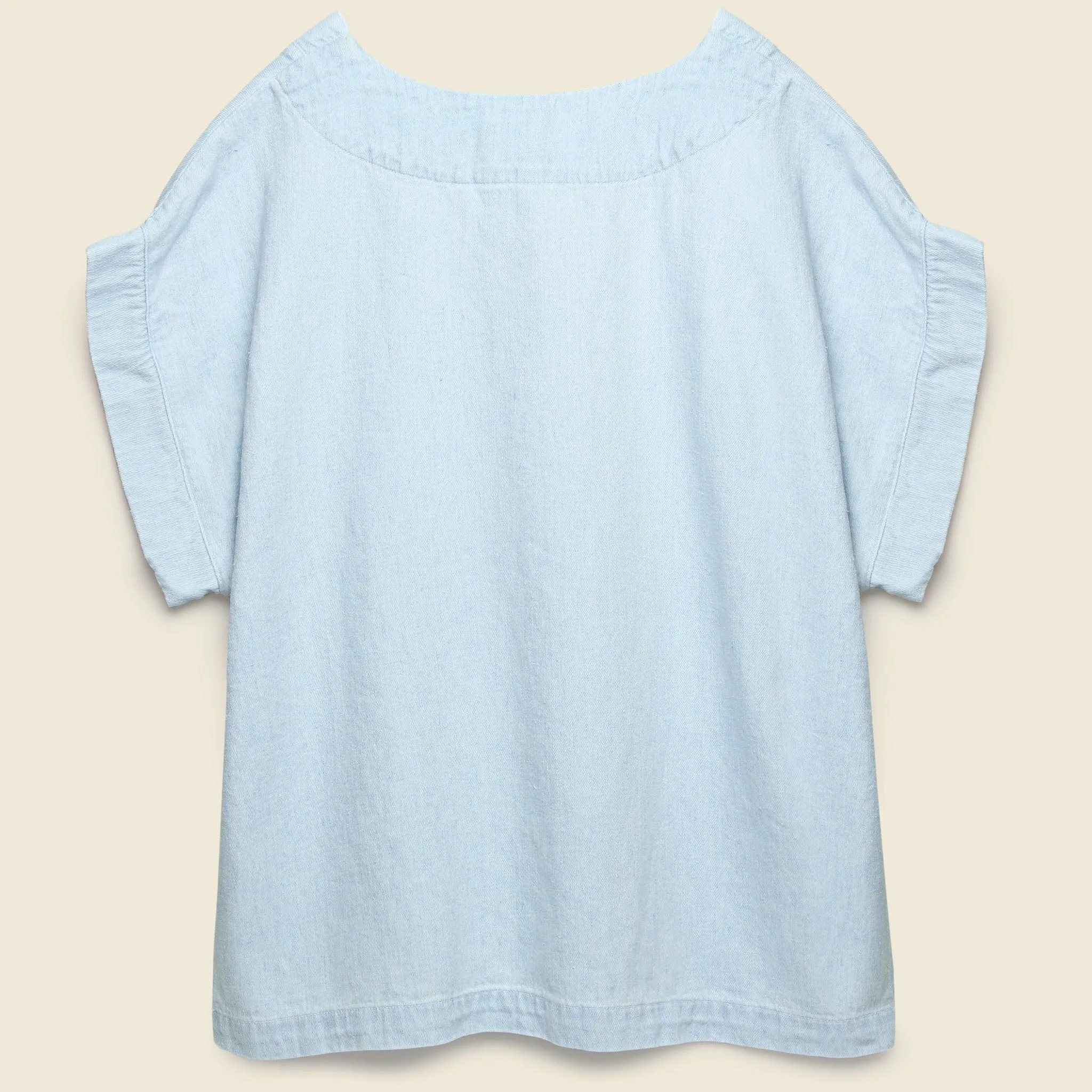 Shasta Sleeveless Top - Washed White