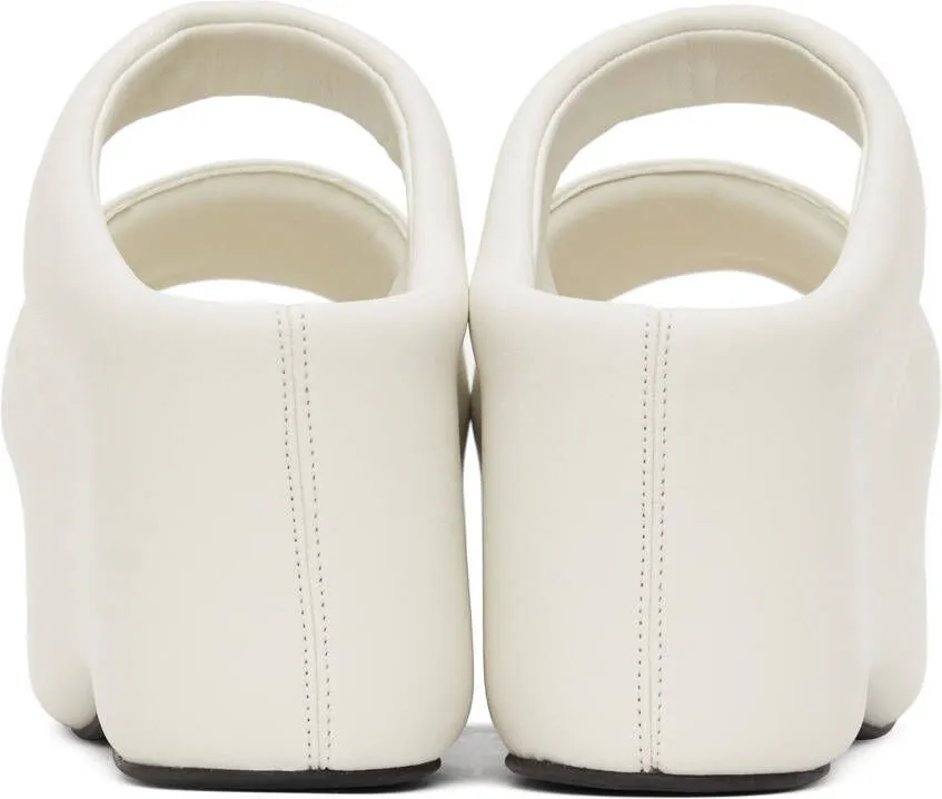 Simon Miller White Bubble Flat Sandals