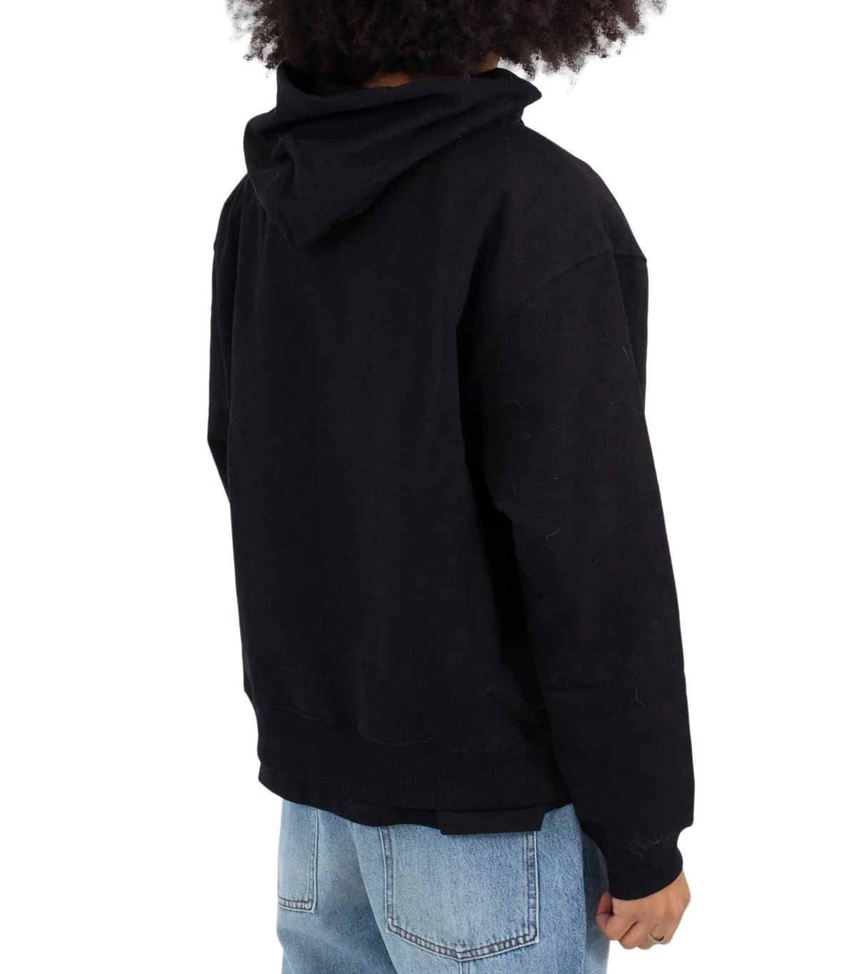 Sky High Farm Denim Tears Hoodie Black