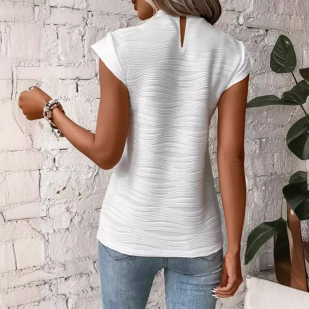 Sleeveless Textured Top