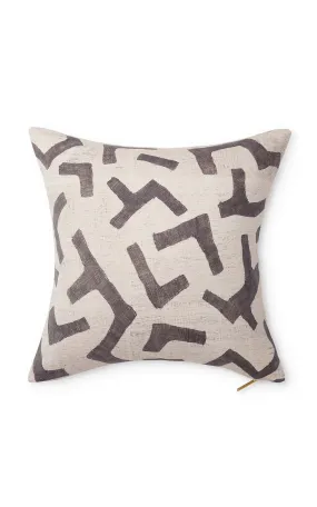 St. Frank Figures Linen-Cotton Pillow