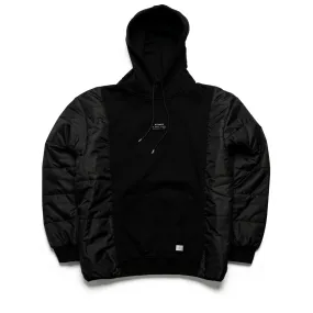 Stampd Stacked Puffer Hoodie - Black