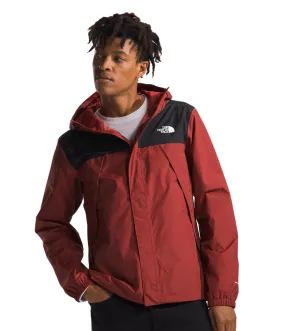 The North Face Men's Antora Jacket Iron Red TNF Black