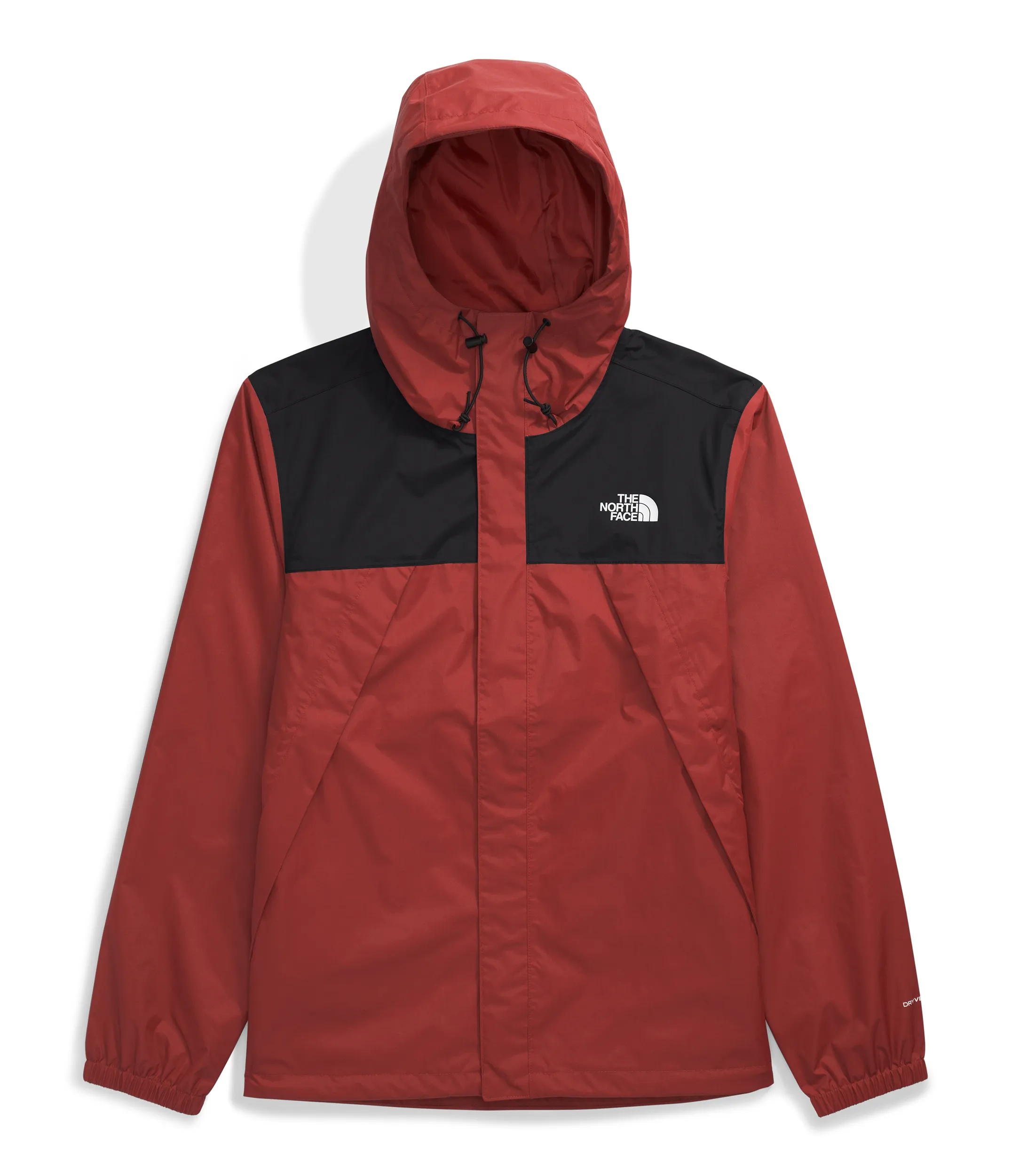 The North Face Men's Antora Jacket Iron Red TNF Black