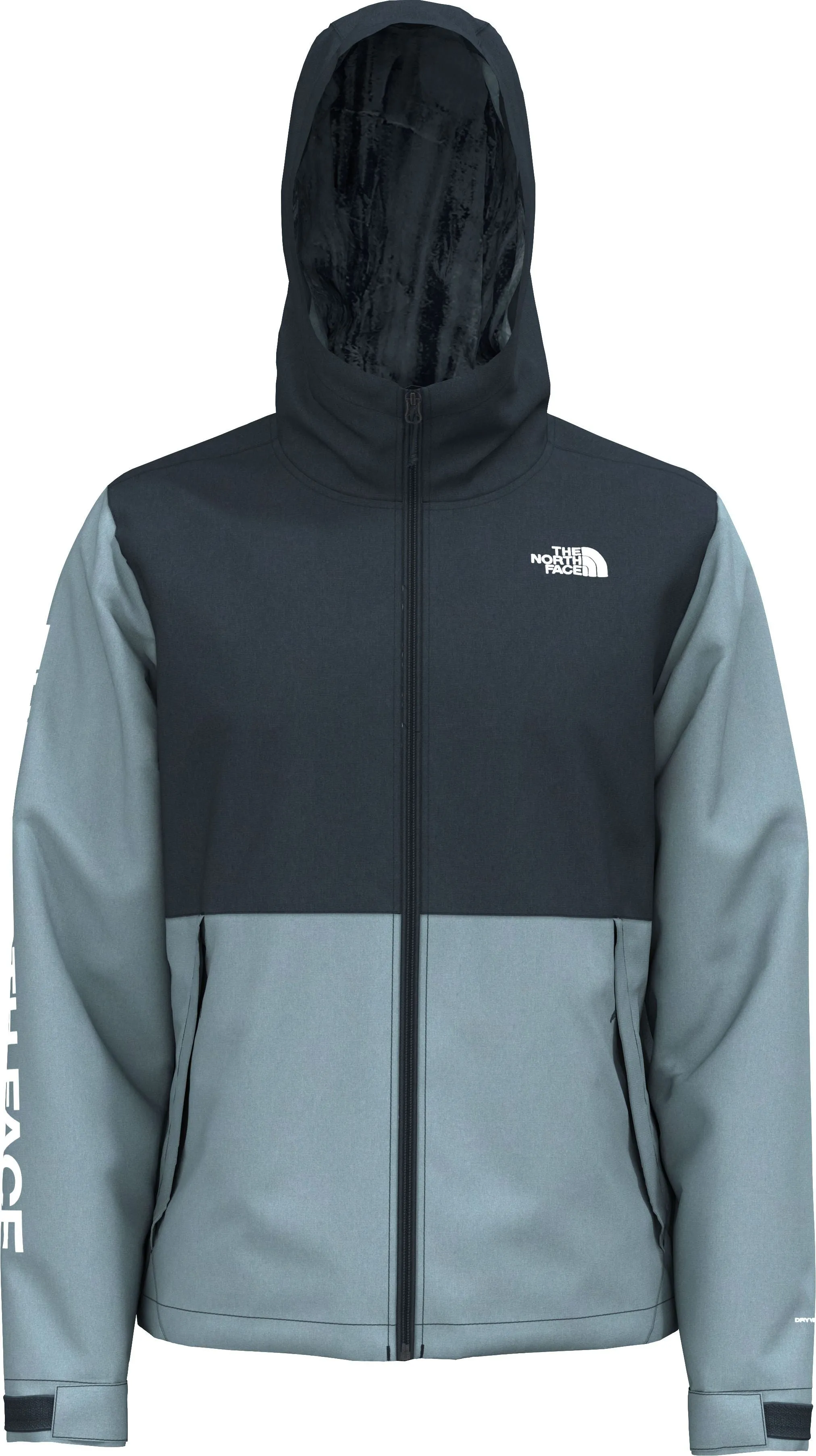 The North Face Men's Printed Novelty Millerton Jacket Goblin Blue Goblin Blue Granitic Rock Print