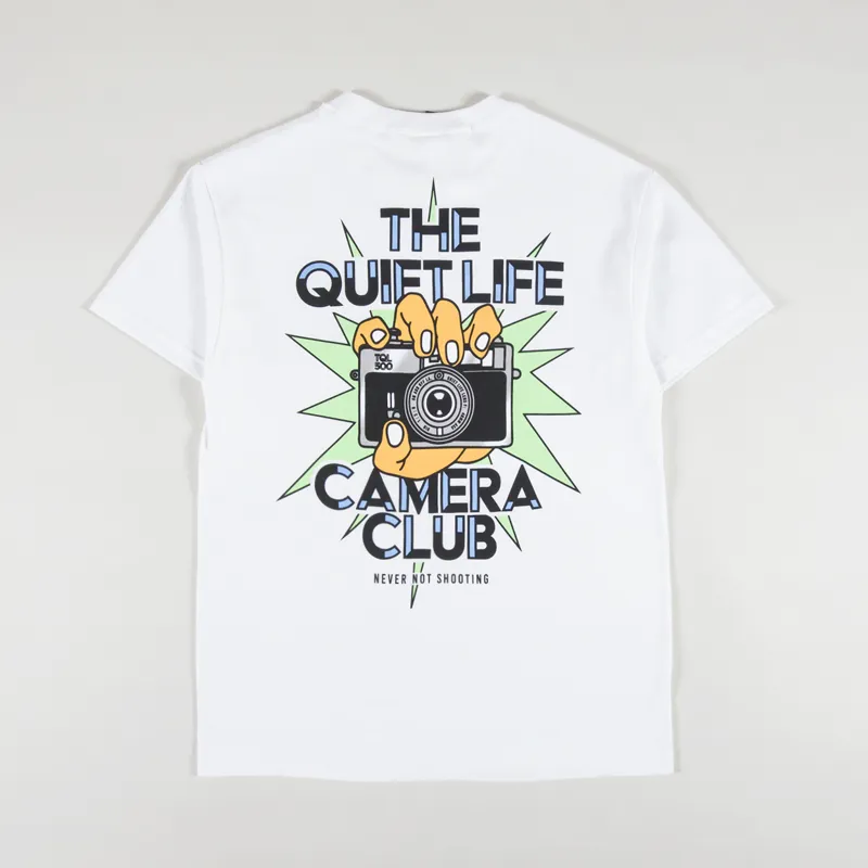 The Quiet Life Camera Club Burst T Shirt White