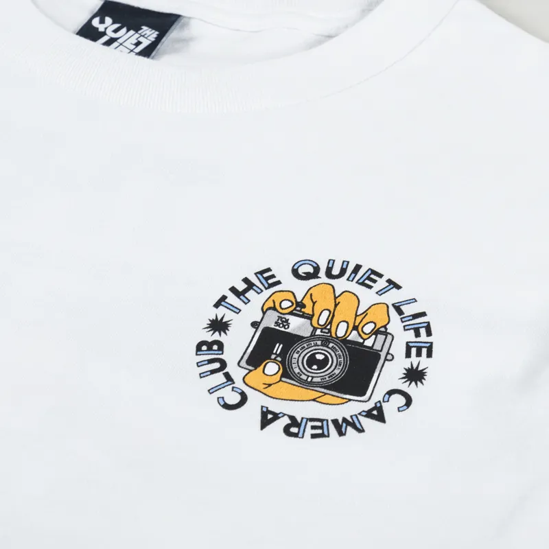 The Quiet Life Camera Club Burst T Shirt White