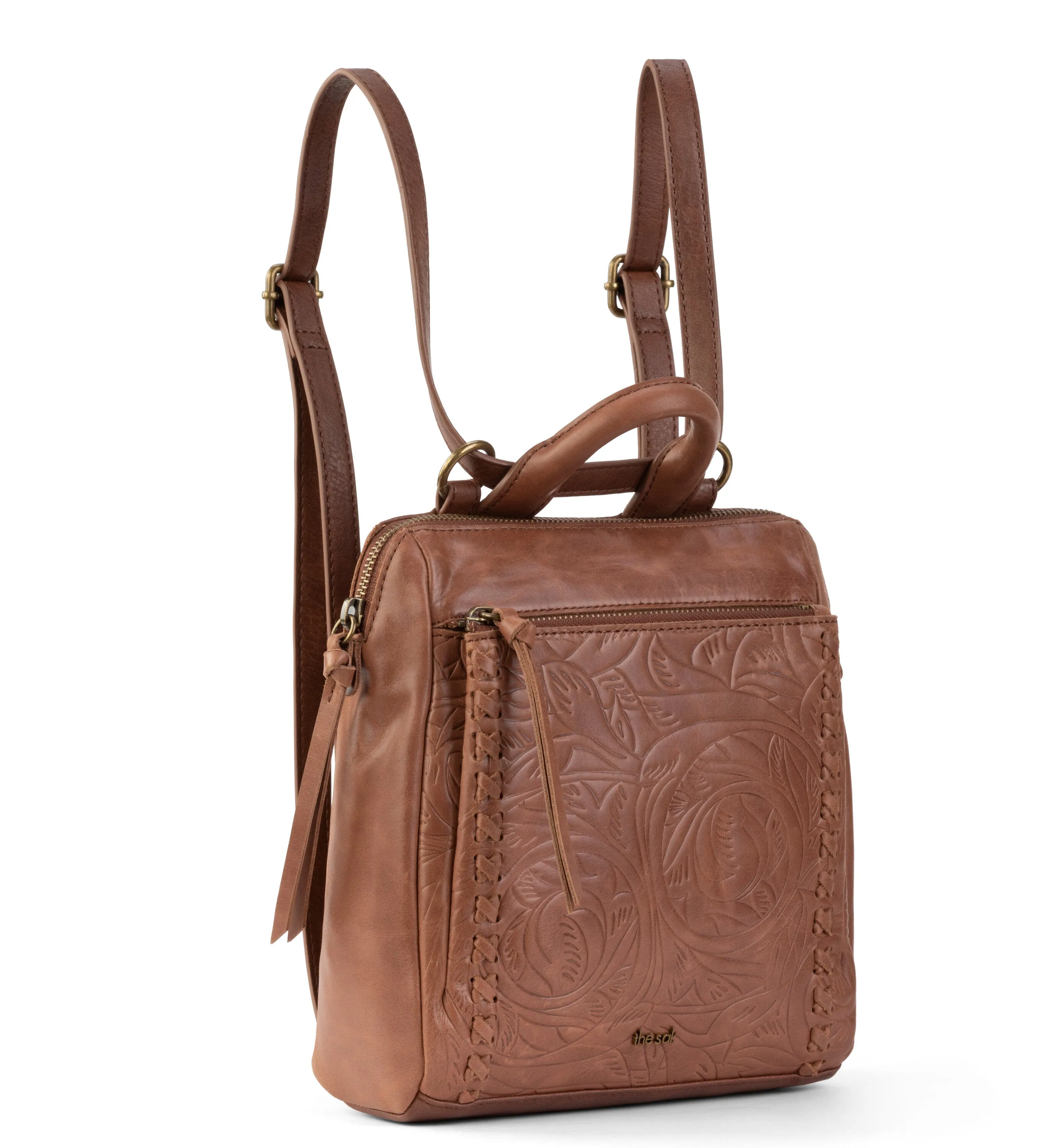 The Sak Loyola Leather Convertible Backpack  