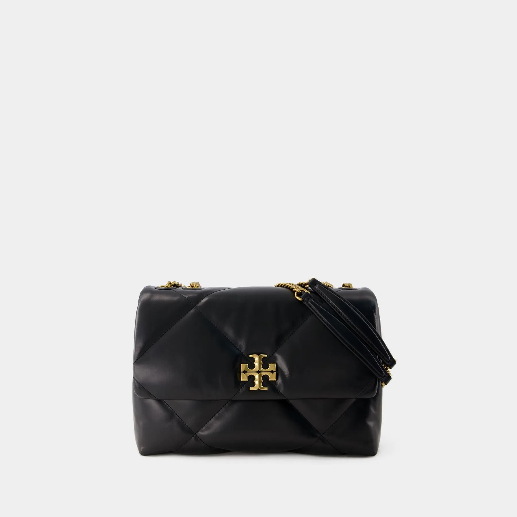 Tory Burch  Kira Diamond Quilt Convertible Bag - Tory Burch - Leather - Black