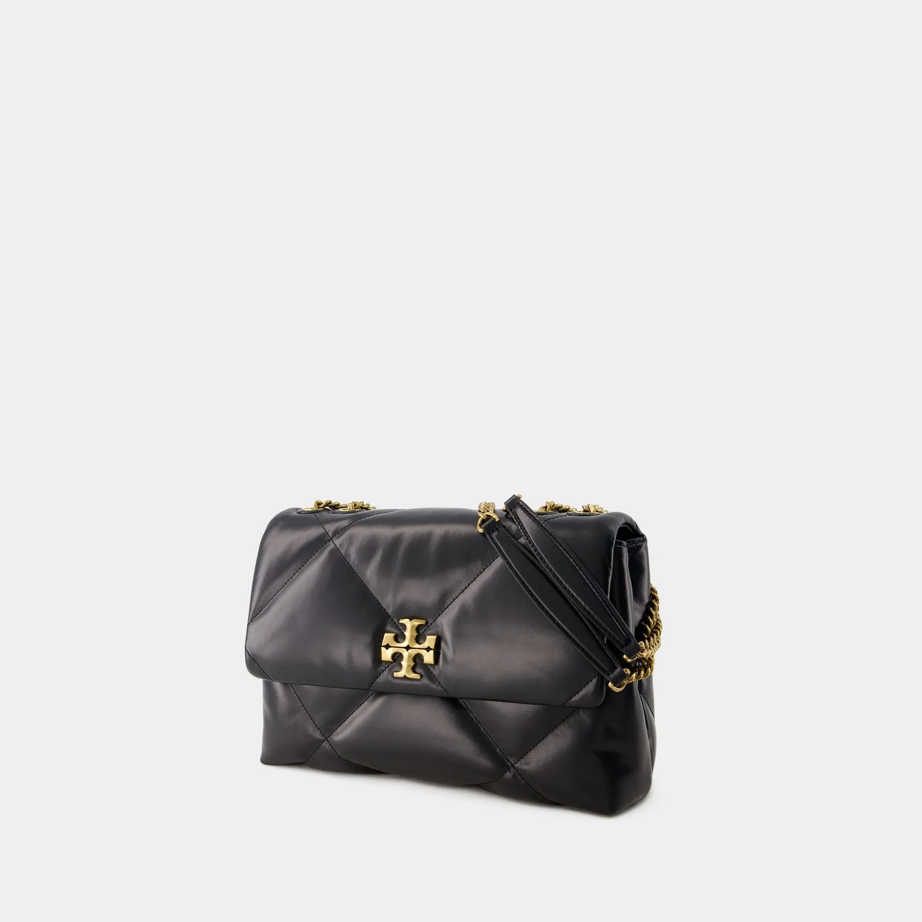 Tory Burch  Kira Diamond Quilt Convertible Bag - Tory Burch - Leather - Black