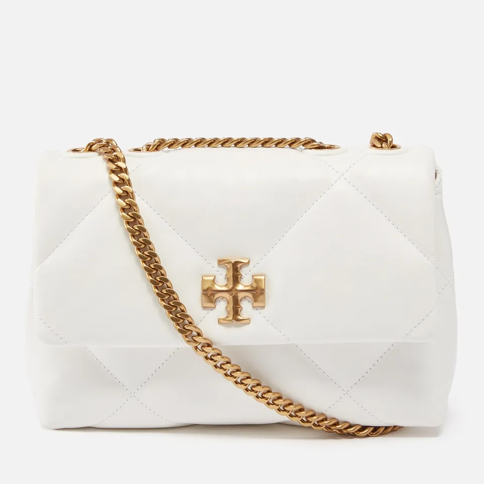 Tory Burch Kira Diamond Quilt Small Convertible Leather Shoulder Bag | Coggles