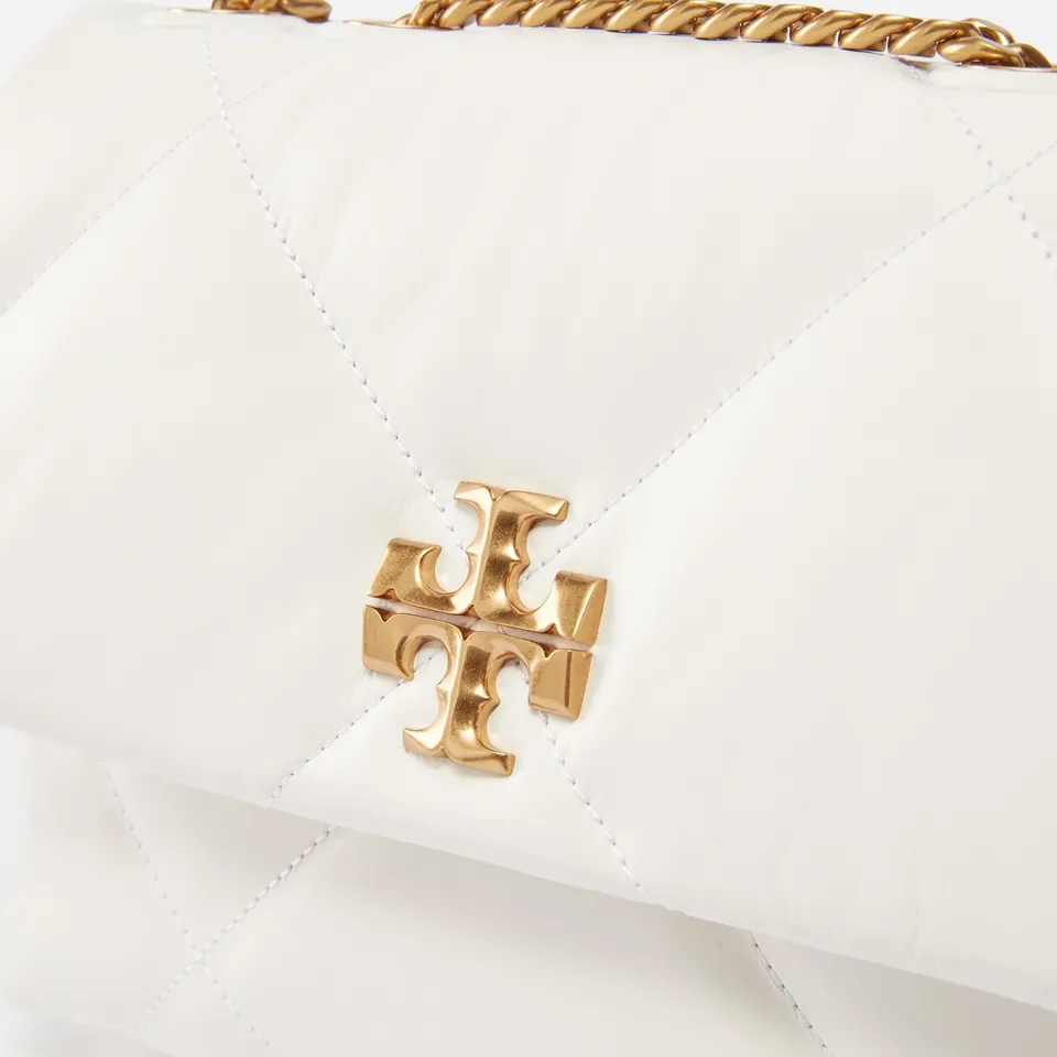 Tory Burch Kira Diamond Quilt Small Convertible Leather Shoulder Bag | Coggles