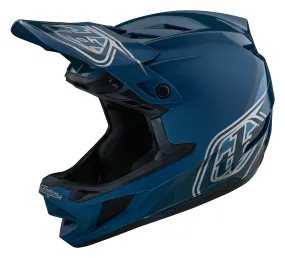 Troy Lee Designs D4 Polyacrylite Full Face Helmet with MIPS - Shadow - Blue