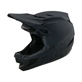 Troy Lee Designs D4 Polyacrylite Full Face Helmet with MIPS - Stealth Black