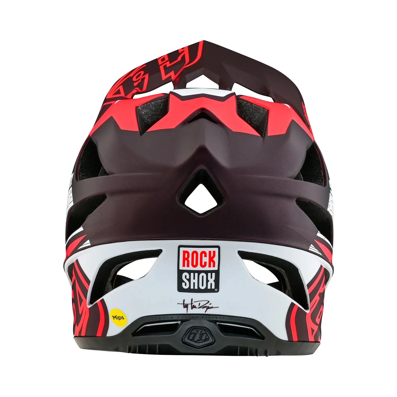 Troy Lee Designs Stage Full Face Helmet with MIPS - SRAM Vector - Red