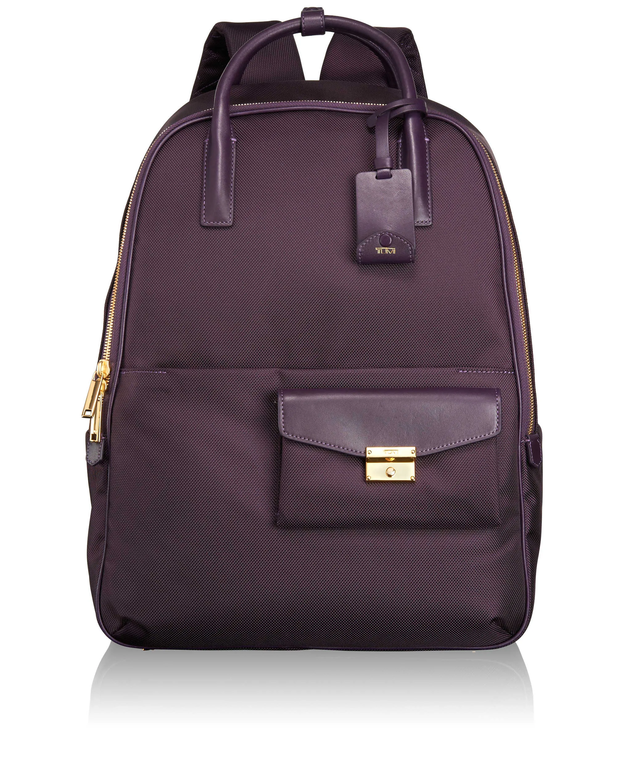 TUMI Larkin Portola Convertible Backpack Aubergine  