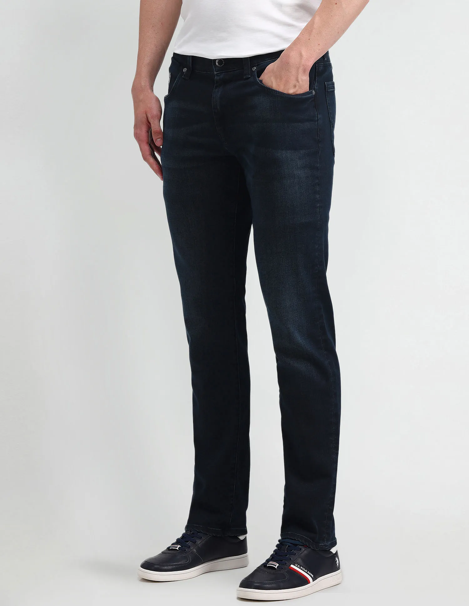 U.S. Polo Assn. Denim Co. Brandon Slim Tapered Fit Blue Jeans