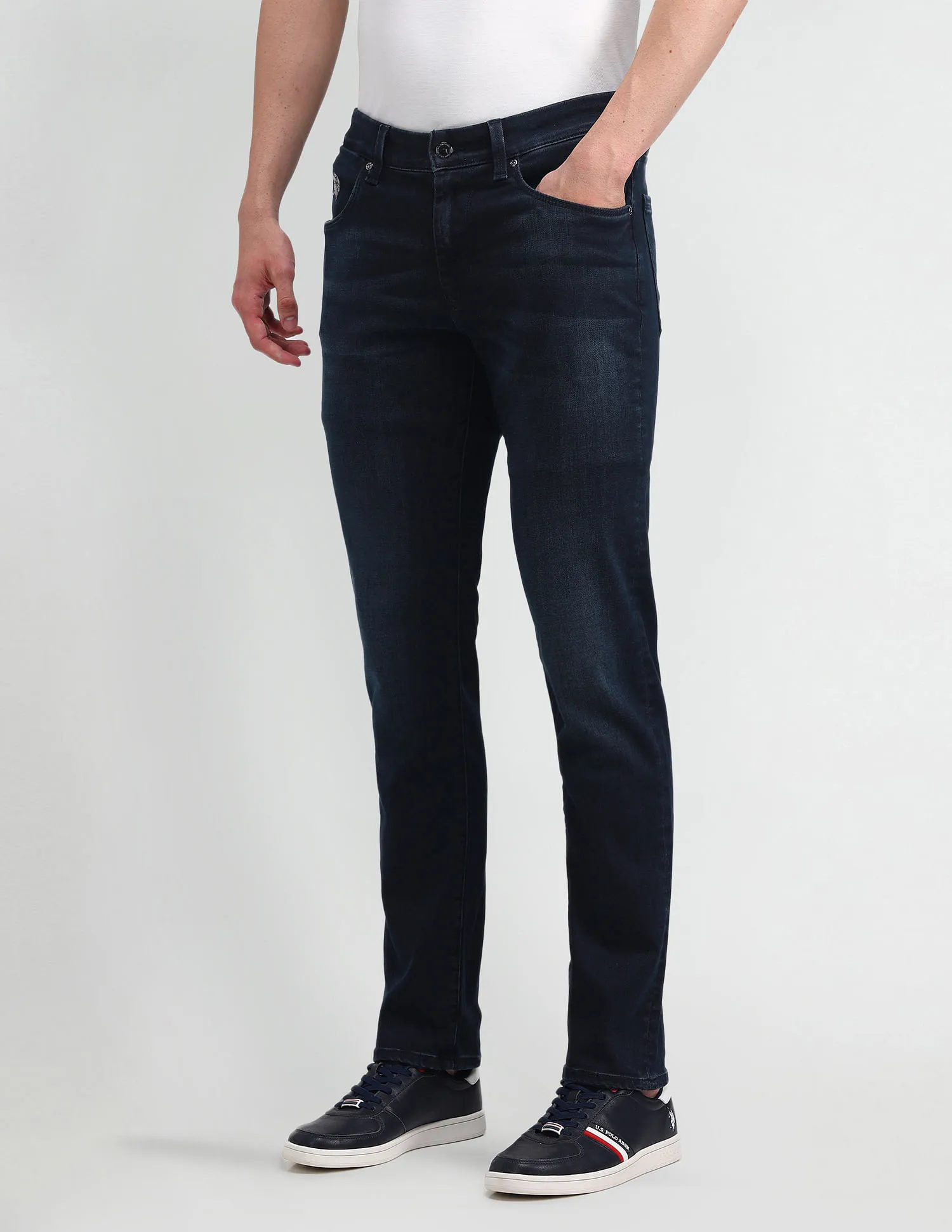 U.S. Polo Assn. Denim Co. Brandon Slim Tapered Fit Blue Jeans