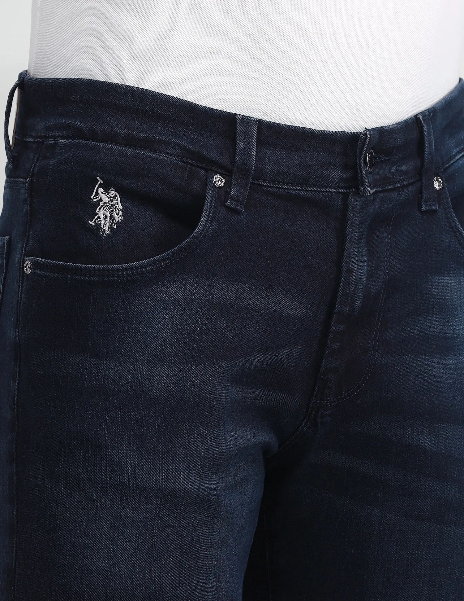 U.S. Polo Assn. Denim Co. Brandon Slim Tapered Fit Blue Jeans