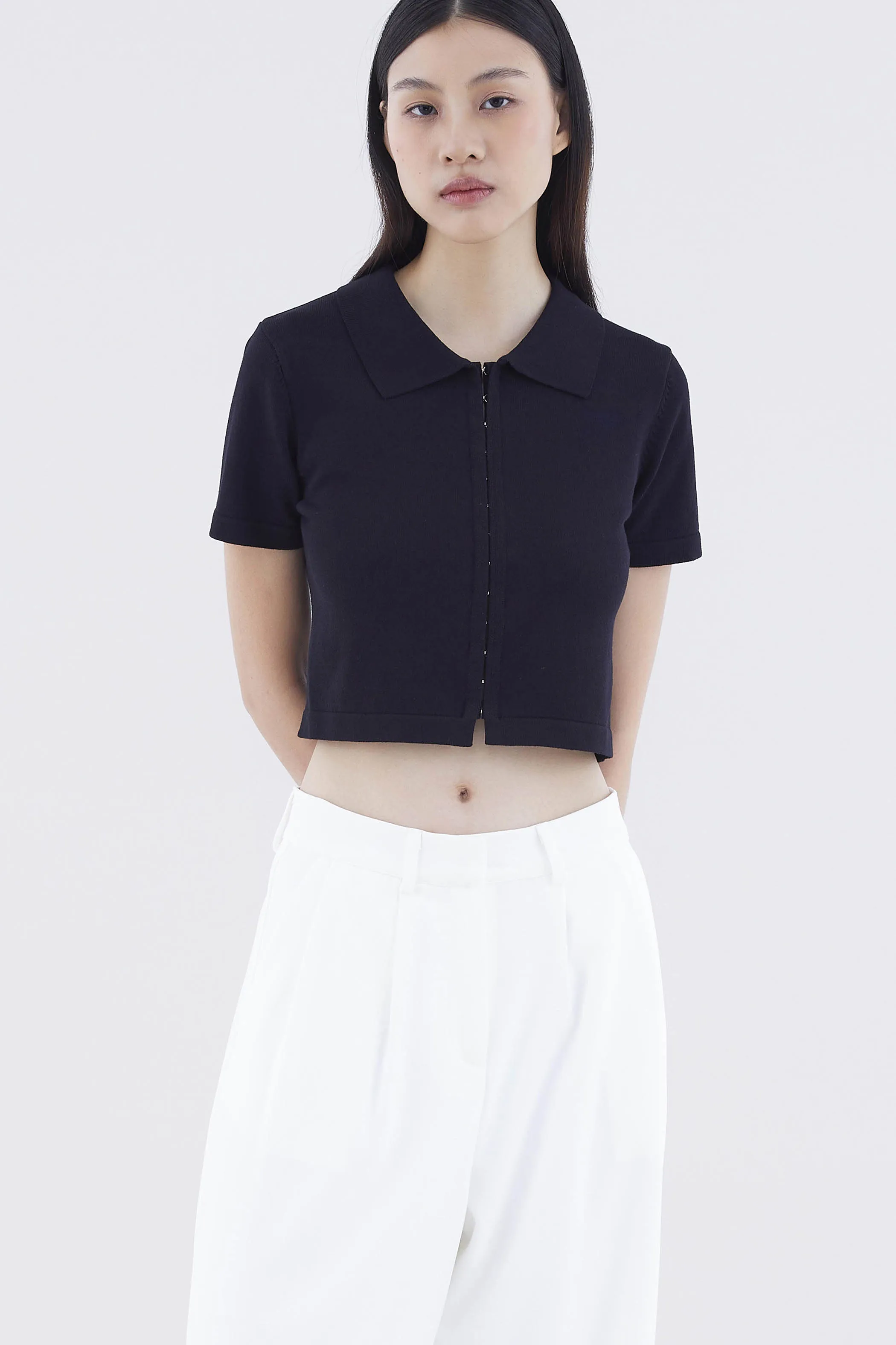 Valira Polo Crop Tee